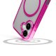 Cellularline Iconic Mag - iPhone 17 Custodia trasparente con bordi colorati compatibile con ecosistema Magsafe 4