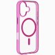Cellularline Iconic Mag - iPhone 17 Custodia trasparente con bordi colorati compatibile con ecosistema Magsafe 9