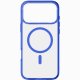 Cellularline Iconic Mag - iPhone 17 Pro Custodia trasparente con bordi colorati compatibile con ecosistema Magsafe 11