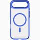 Cellularline Iconic Mag - iPhone Air Custodia trasparente con bordi colorati compatibile con ecosistema Magsafe 11