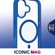 Cellularline Iconic Mag - iPhone 17 Custodia trasparente con bordi colorati compatibile con ecosistema Magsafe 3
