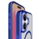 Cellularline Iconic Mag - iPhone 17 Custodia trasparente con bordi colorati compatibile con ecosistema Magsafe 5