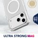 Cellularline Ultra Strong Mag - iPhone 17 Pro Max Custodia ultra protettiva trasparente con bordi rinforzati in materiale anti-shock, progettata per assorbire gli impatti 2
