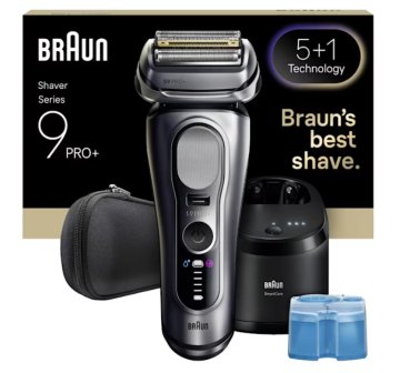 Braun Series 9 Pro+ 9667CC Rasoio Trimmer Argento