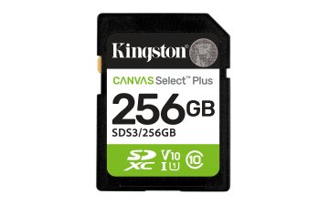 Kingston Technology 256GB SDXC Canvas Select Plus Gen3 150MB/s C10 UHS-I U1 V10