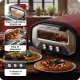 Ariete 3901 Da Gennaro, Forno per pizza, 2200W, Temperatura 430°C, 2 minuti di cottura, Pietra refrattaria, Rosso 4