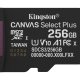 Kingston Technology 256GB microSDXC Canvas Select Plus Gen3 150MB/s A1 (Adattatore SD incluso) 4
