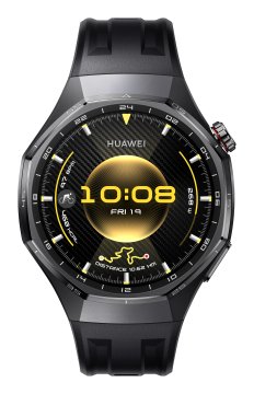 Huawei WATCH GT6 Pro, Cassa 46mm in titanio e cinturino nero. Compatibile con iOS e Android. Fino a 21 giorni di autonomia.