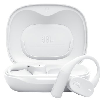 JBL Sense Lite Cuffie Open-Ear True Wireless con Archetto, colore Bianco