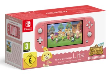 Nintendo Console Switch Lite + Animal Crossing: New Horizons (corallo)