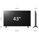 LG UHD 43'' Serie UR75 43UR75006LK, TV 4K, 3 HDMI, SMART TV 2024 9