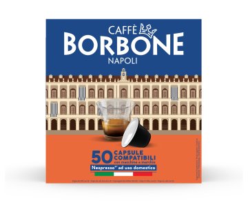 Caffè Borbone Capsule Compatibili sistema Nespresso - Miscela Decisa - 50 capsule