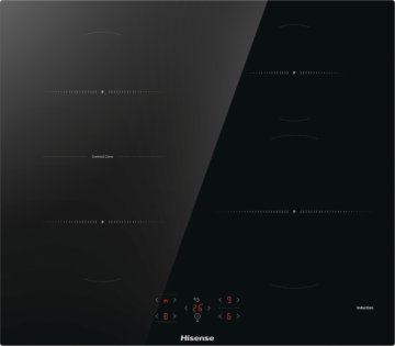 Hisense HI621FM piano cottura Nero Da incasso 59.5 cm Piano cottura a induzione 4 Fornello(i)