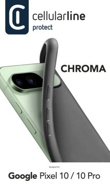 Cellularline Chroma - Pixel 10 Custodia in gomma morbida e colorata