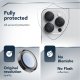 Cellularline Camera Lens Ring - iPhone 17 Pro/ 17 Pro Max Vetro temperato per la protezione della fotocamera 10