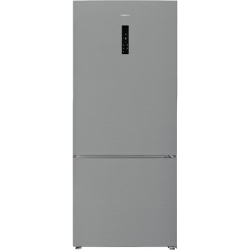 Hotpoint Ariston HPAK2 6553 XP5E Frigorifero combinato a libera installazione, Dual no frost, 78cm, Classe D, Pet Inox, 35dbA, h188 cm