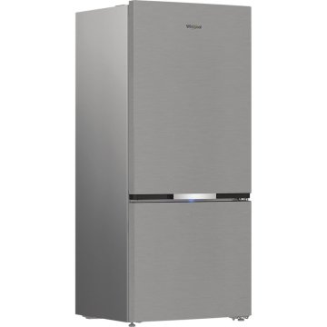 Whirlpool WHK2 6614 X8E Frigorifero combinato a libera installazione, Dual no frost, 83cm, Classe A, Pearl Inox, 34 dbA, h 193cm