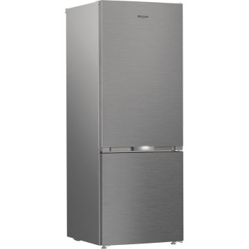 Whirlpool WHK2 5494 X8E Frigorifero combinato libera installazione, No frost, 70cm, Classe A, Pearl Inox, 35 db, h192 cm