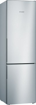 Bosch Serie 4 KGV39VLEAS Frigorifero Combinato da libera installazione 201 x 60 cm Metal look Classe E