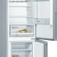 Bosch Serie 4 KGV39VLEAS Frigorifero Combinato da libera installazione 201 x 60 cm Metal look Classe E 3