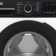 Beko b300 BMWEP8147DB: Lavatrice 8kg, classe A-10%, 1400giri, linea estetica NX, motore inverter, Display Touch, colore Bianco, oblò Nero, tecnologia EnergySpin™, funzione a vapore SteamCure™ 6