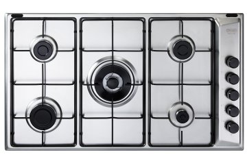 P.COTT.GAS 90CM 4F+1TRIPL.COR. G.SMALT. INOX