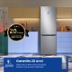 Samsung RB34C775CS9 frigorifero Combinato EcoFlex AI 1.85m 344L Libera installazione con congelatore Wifi 1,85m 344 L con rivestimento in acciaio inox Classe C, Inox 10