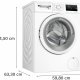 Bosch Serie 4 WAN24009II Lavatrice a carica frontale 9kg 1200g/min Bianco Classe A 9