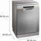 Bosch Serie 4 SMS4EMI01E Lavastoviglie da libera installazione 14 coperti Acciaio spazzolato anti-impronta Classe C 3