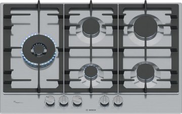 Bosch Serie 6 PCS7A5I90 Piano cottura a gas 75 cm 5 fuochi Acciaio Inox