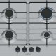 Bosch Serie 4 PGP6B5K85 Piano cottura a gas 60 cm 4 fuochi Acciaio Inox 2