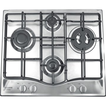 Hotpoint Ariston Ariston Piano cottura a gas PCN 642 T/IX/HAR Made in Italy