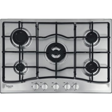 Hotpoint Ariston Ariston Piano cottura a gas PCN 752 T/IX/HAR Made in Italy