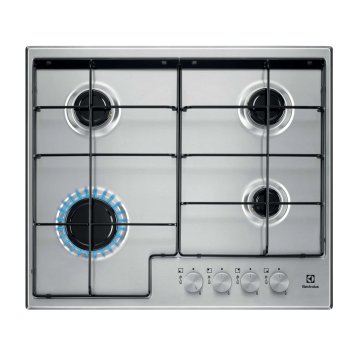Electrolux Piano Gas Comandi Frontali 60 Cm MADE IN ITALY EGS6424X