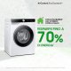 Samsung Lavatrice AI Control Ecodosatore 9Kg WW90DG6U85LKU3 16