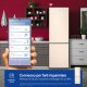 Samsung RB38C603DEL frigorifero Combinato EcoFlex AI Libera installazione con congelatore Wifi 2m 390 L Classe D, Sabbia 15