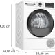 Bosch Serie 6 WQG243C0II Asciugatrice a pompa di calore 9 kg Bianco 7