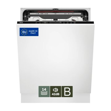 AEG Lavastoviglie Incasso 60 Cm - Int. Totale 14 Coperti Classe B 42 Dba MADE IN ITALY FSS75747P