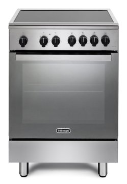 De’Longhi DMX 64 INL cucina Elettrico Piano cottura a induzione Nero, Acciaio inox