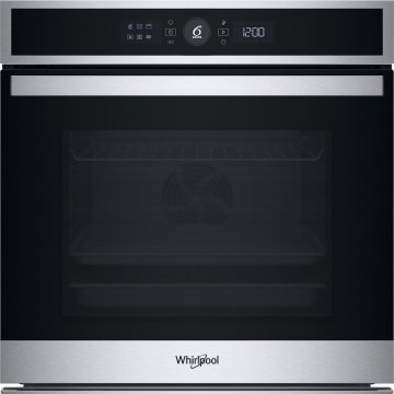 Whirlpool WOI4IS8PM0SXA Forno multifunzione Inox 17 funzioni Pizza310° Cook4 Steam+ classe A+ 73Lt, Pirolisi + Idrolisi Made in Italy
