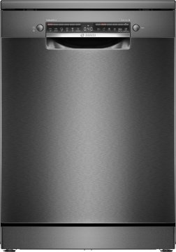 Bosch Serie 4 SMS4EMC06E Lavastoviglie da libera installazione 14 coperti Acciaio nero spazzolato anti-impronta Classe B