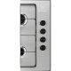 Electrolux Serie 300 EGS6414X Piano cottura a gas Slim side control 60cm 17