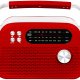 Trevi Radio Wireless Portatile Multibanda USB Micro SD RDA 70 BR Rosso 4
