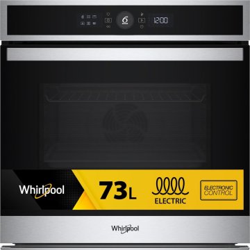 Whirlpool WOI4IS8HM0XA Forno multifunzione Inox 17 funzioni Pizza310° Cook4 Steam+ classe A+ 73Lt, Idrolisi