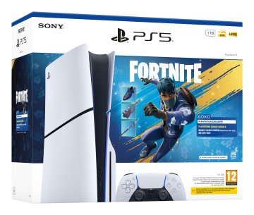 Sony PlayStation 5 - Fortnite Flowering Chaos Bundle 1 TB Wi-Fi Nero, Bianco