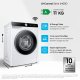 Samsung WW11DG6B25LKU3 lavatrice Caricamento frontale 11 kg 1400 Giri/min Bianco 14