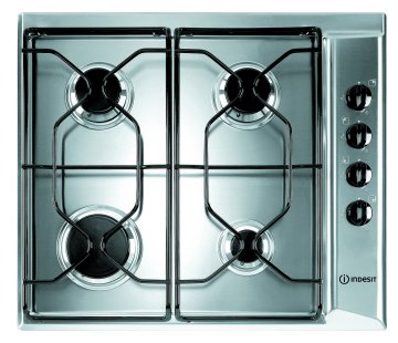 Indesit PAA 642 IX/I WE1 Acciaio inox Da incasso 58 cm Gas 4 Fornello(i)