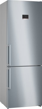 Bosch Serie 6 KGN49AICT Frigorifero Combinato da libera installazione 203 x 70 cm Acciaio anti-impronta Classe C