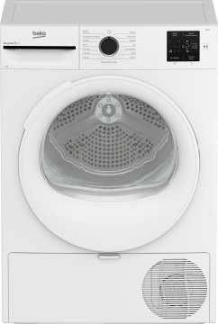 Beko BMT93EW Asciugatrice 9kg, Classe D, Linea Estetica NX, motore asincrono, Display digitale, colore Bianco, oblò Bianco