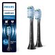 Philips Sonicare HX9042/88 2x testine nere per spazzolino sonico 2